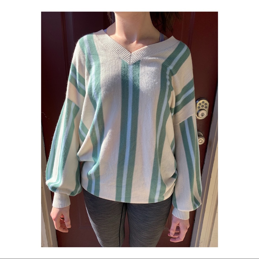 Soft & Thin Wild Fable Striped Sweater - Picture 2 of 4
